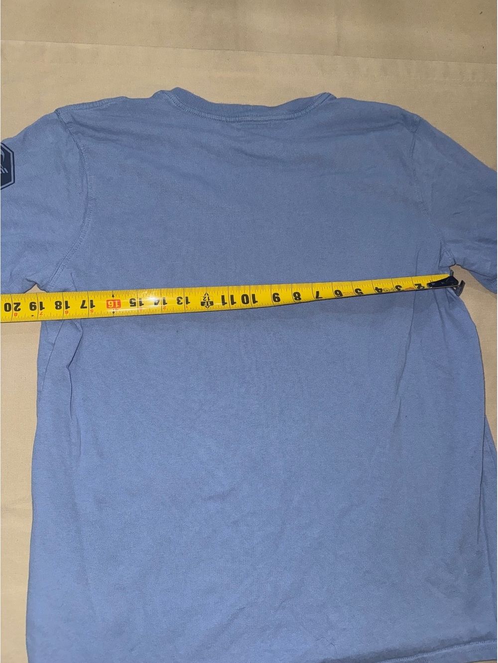 Carhartt light blue Support the Trades T-shirt large - Picture 2 of 8
